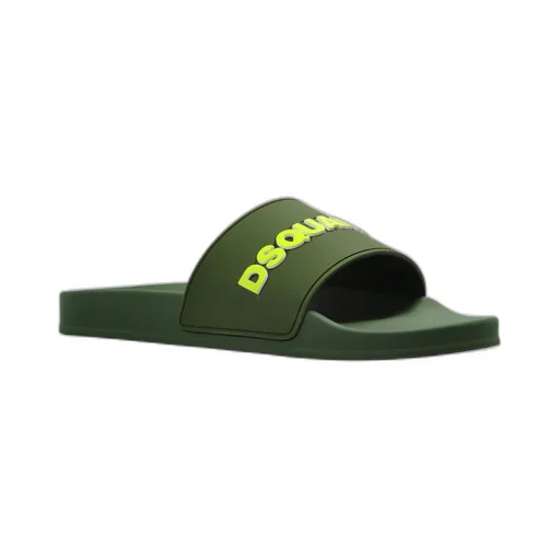 Dsquared2 Logo Embossed Slip-On Slides