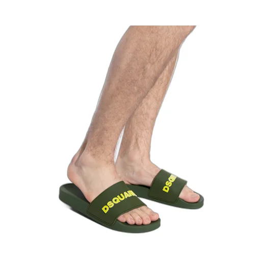 Dsquared2 Logo Embossed Slip-On Slides