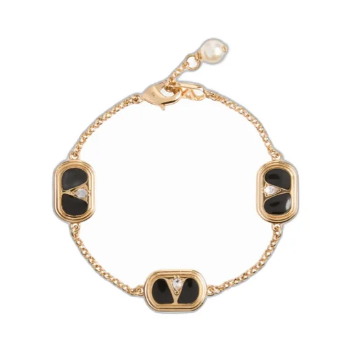 Valentino Vlogo Signature Embellished Bracelet