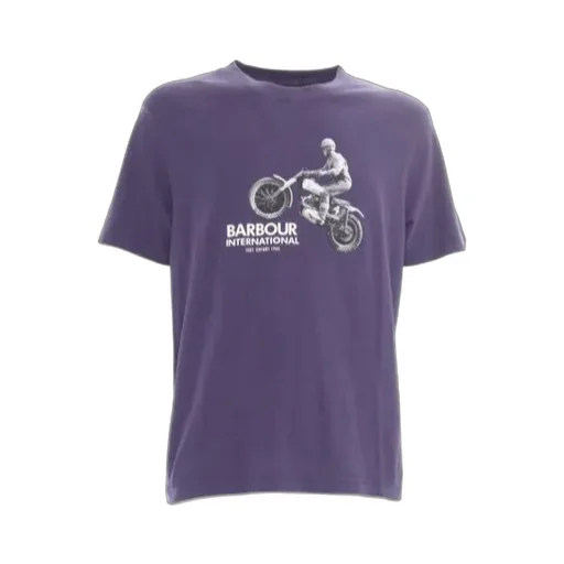Barbour International Graphic-Printed Crewneck T-Shirt