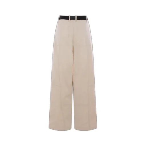 Belted Canvas Trousers