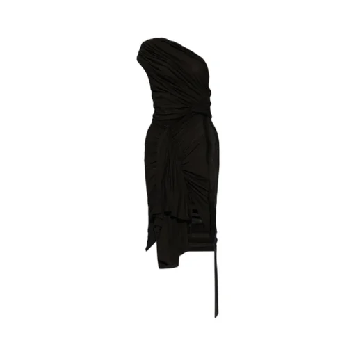 Rick Owens Drkshdw Fog Gathered Mini Dress