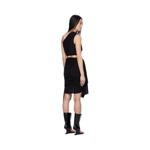 Rick Owens Drkshdw Fog Gathered Mini Dress