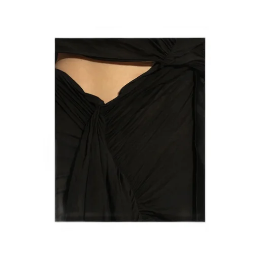 Rick Owens Drkshdw Fog Gathered Mini Dress
