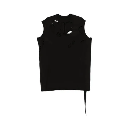 Rick Owens Drkshdw Distressed Tarp Tank Top