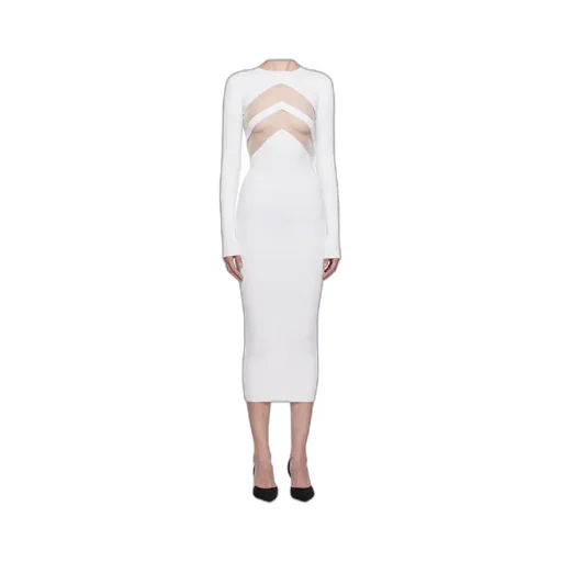 Round Neck Long Sleeve Dress