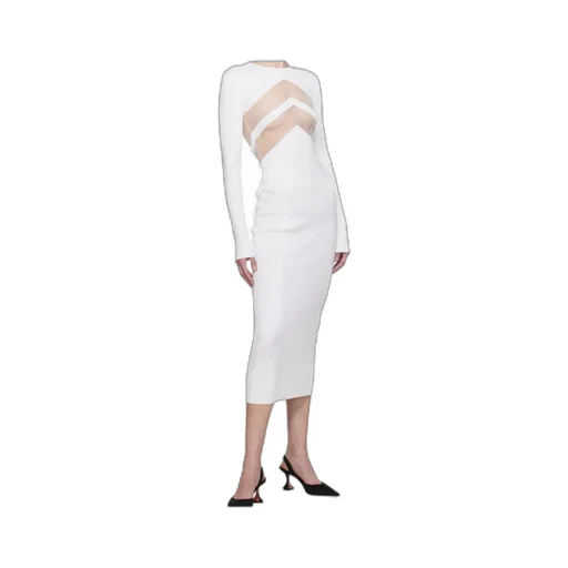 Round Neck Long Sleeve Dress