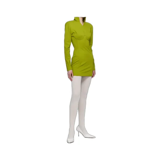 Hooded Long-Sleeves Mini Dress