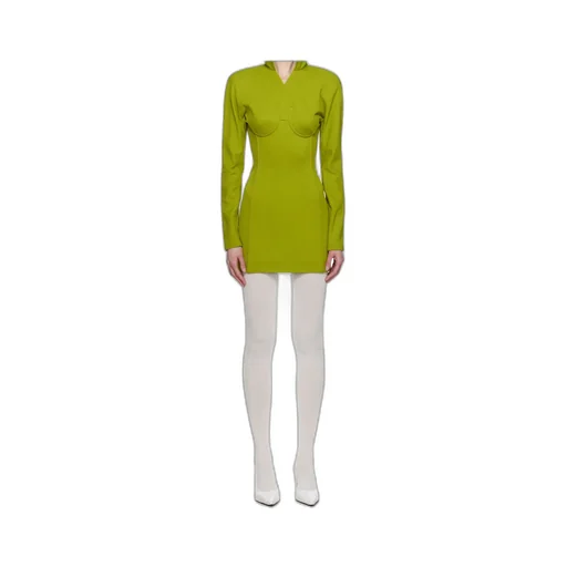 Hooded Long-Sleeves Mini Dress