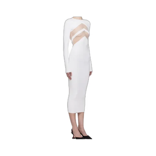 Round Neck Long Sleeve Dress