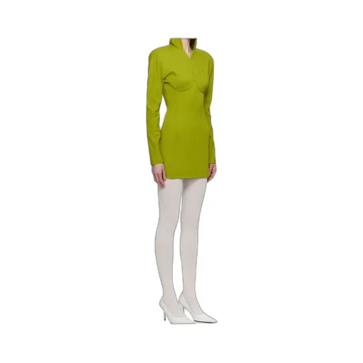 Hooded Long-Sleeves Mini Dress