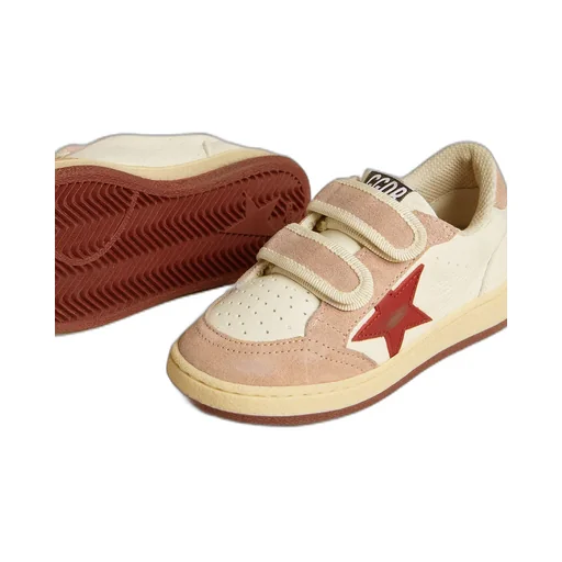 Golden Goose Kids Ball Star Touch Strap Sneakers
