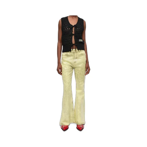 Ganni Crochet Tie String Vest