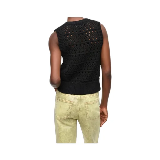 Ganni Crochet Tie String Vest