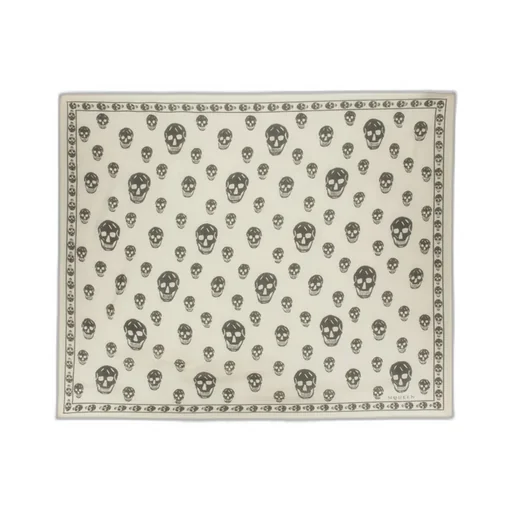 Alexander Mcqueen Classic Skull Foulard