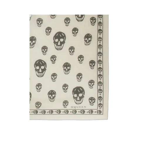 Alexander Mcqueen Classic Skull Foulard