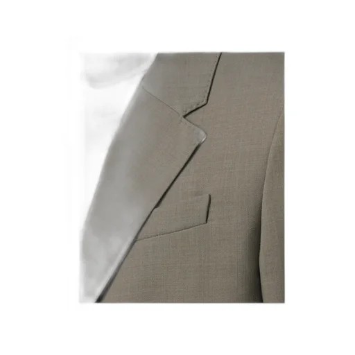 Long-Sleeved Wool Suit Coat