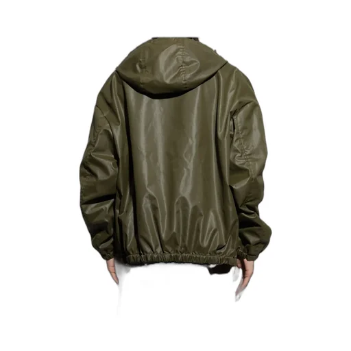 Dsquared2 Logo-Patch Zipped Hooded Jacket