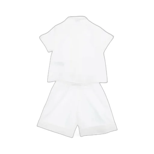 Il Gufo Logo Embroidered Short Set