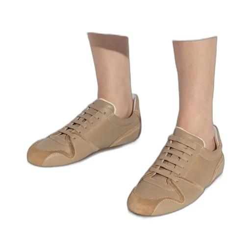 Moschino Round Toe Low-Top Sneakers