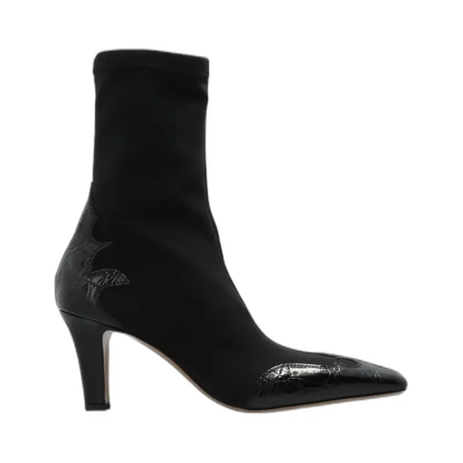 75Mm Belle Western Ankle Boots
