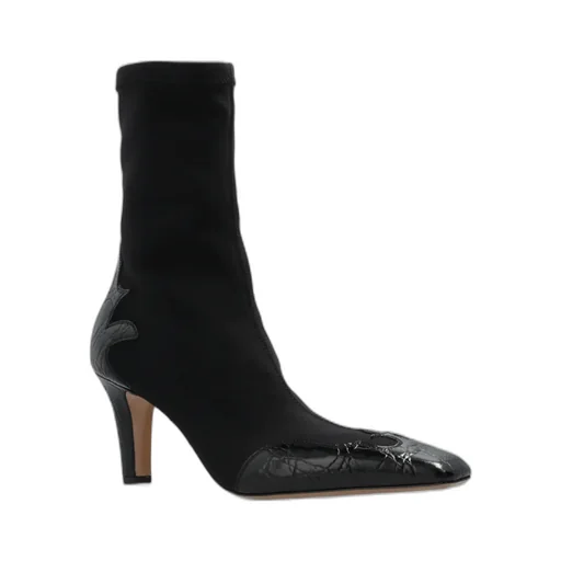 75Mm Belle Western Ankle Boots