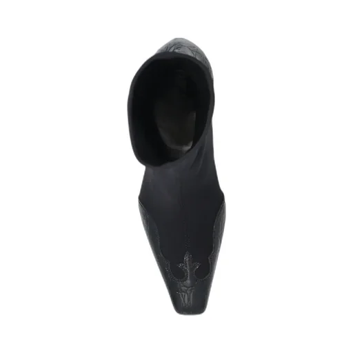 75Mm Belle Western Ankle Boots