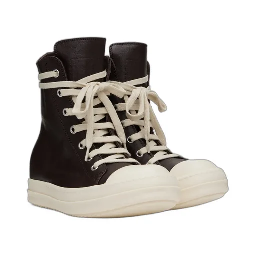 Lace-Up High-Top Sneakers