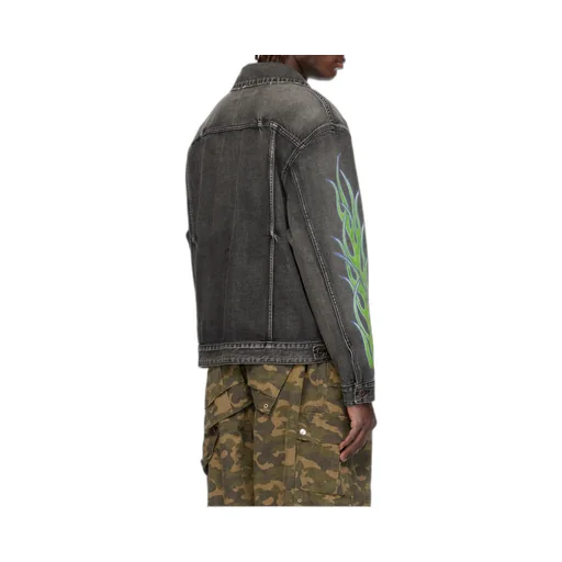 Flame Micro-Label Denim Jacket