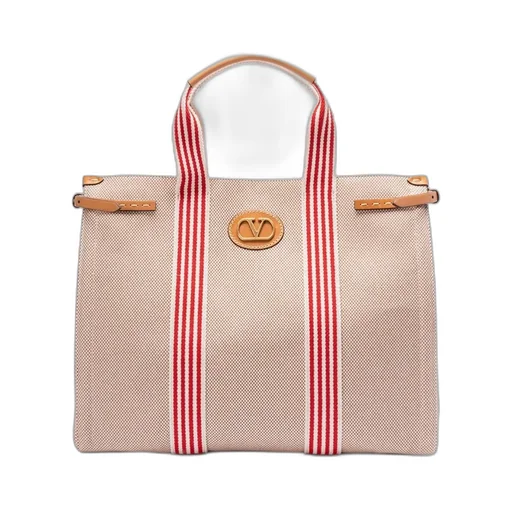 Valentino Antibes Logo Plaque Large Top Handle Bag