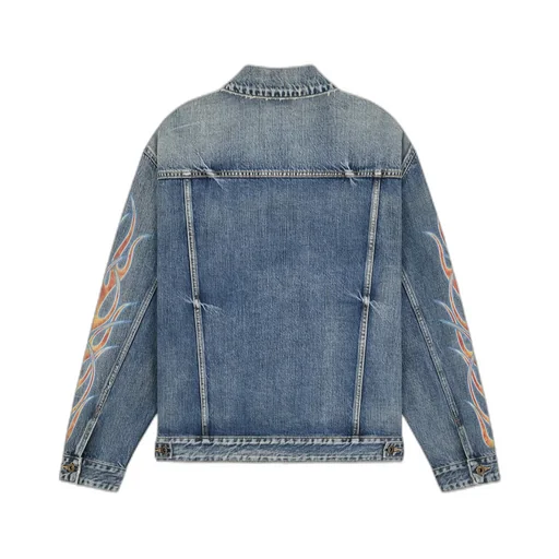 Flame Micro-Label Denim Jacket