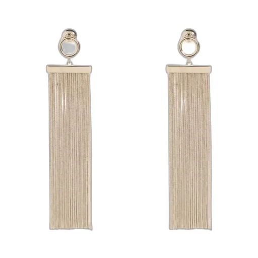 Fringe-Detailing Earrings
