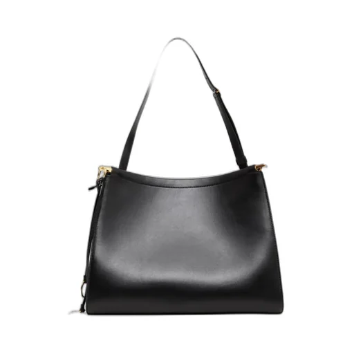 AlaÏA Logo Printed Zipped Shoulder Bag