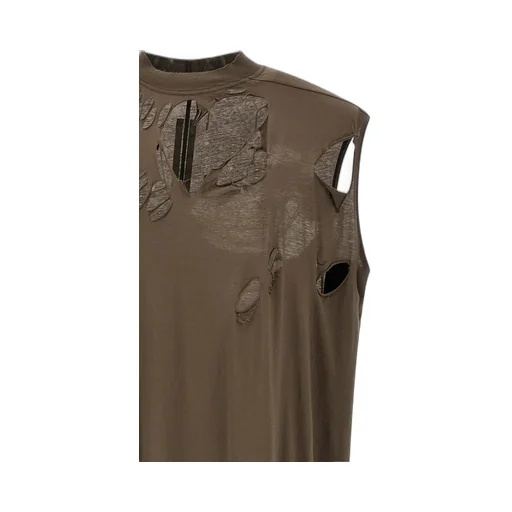 Rick Owens Drkshdw Distressed Tarp Tank Top