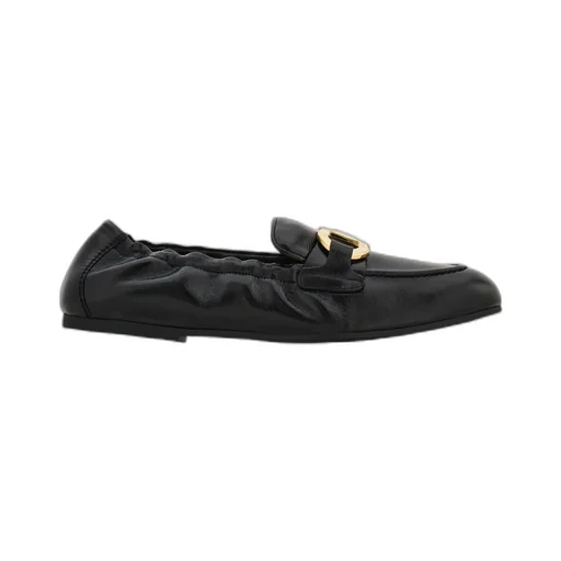 Ferragamo Gancini Plaque Elasticated Loafers