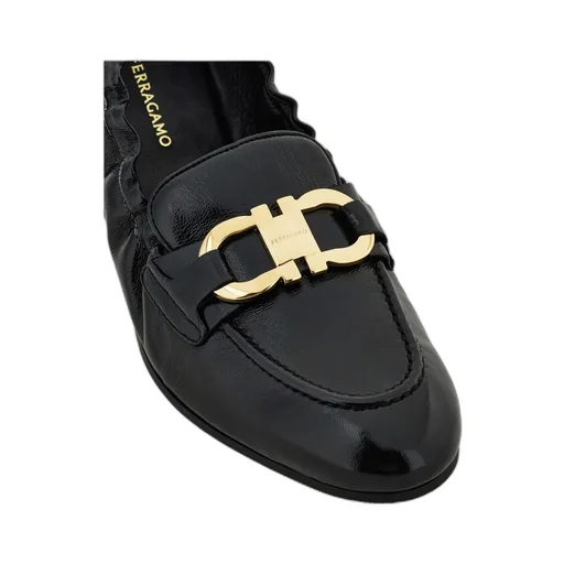 Ferragamo Gancini Plaque Elasticated Loafers
