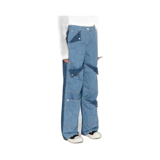 Multipocket Cargo Jeans In Japanese Denim