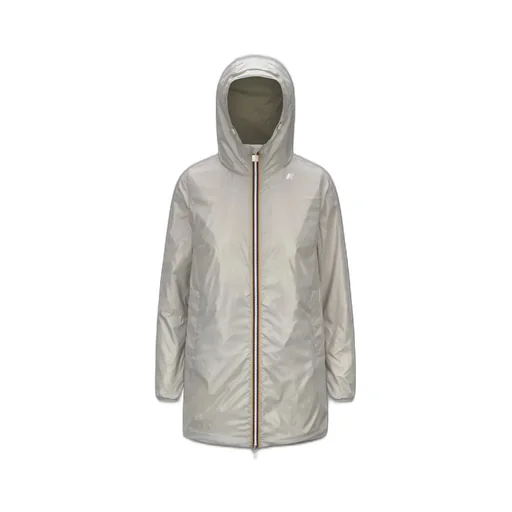 Beige Green Reversible Waterproof Mid Jacket