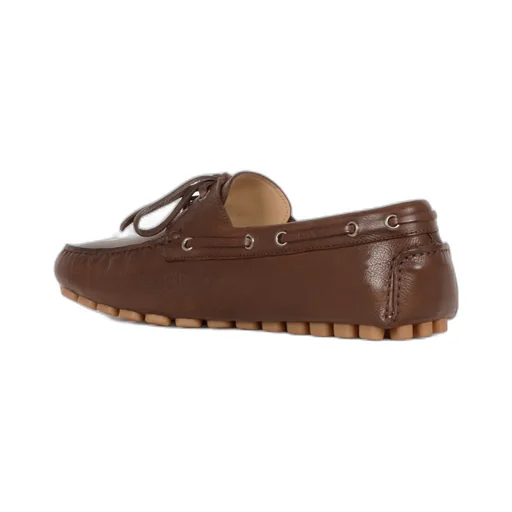 Valentino Fastaway Logo Plaque Driver Loafers
