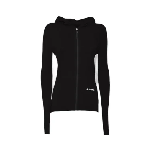 Jil Sander+ Hooded Zip-Up Cardigan