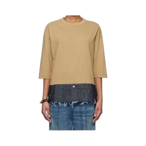 Beige Jeans T-Shirt