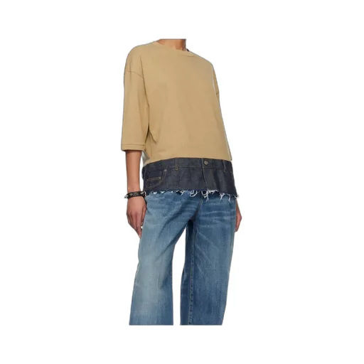 Beige Jeans T-Shirt