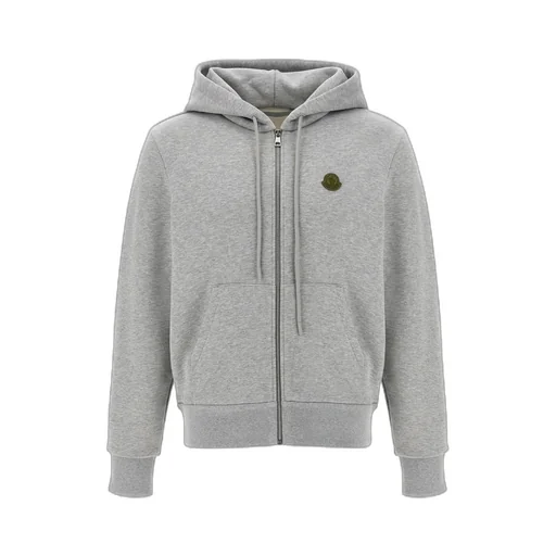 Moncler Logo Patch Zipped Hoodie