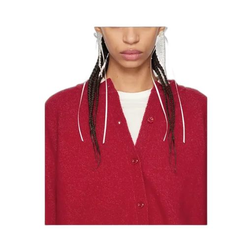 Slim Bow Ribbon Drip Earrings