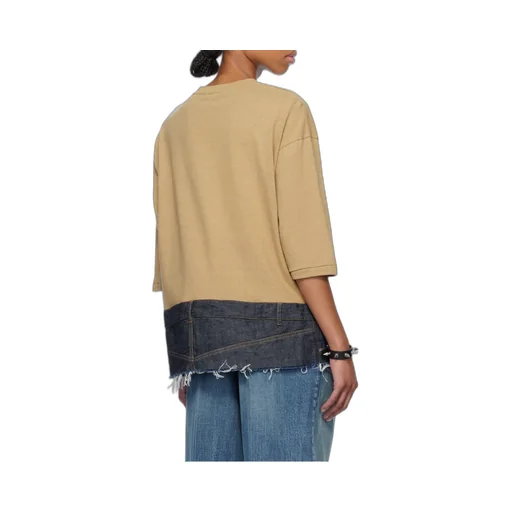 Beige Jeans T-Shirt