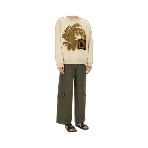 Dries Van Noten Graphic Printed Crewneck Sweatshirt