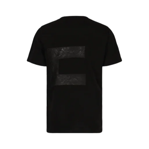 Elisabetta Franchi Macro Logo Voile Jersey T-Shirt