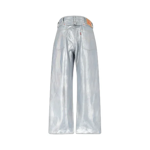Junya Watanabe Wide-Leg Metallic Trousers