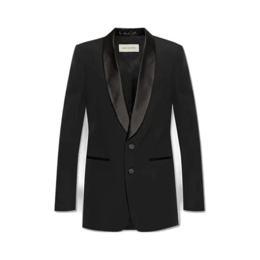 Dries Van Noten Single-Breasted Tailored Blazer