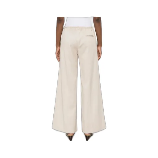Cotton Twill Flared Pants